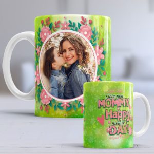 I love you Mommy photo Personalized Mothers Day 11oz Mug