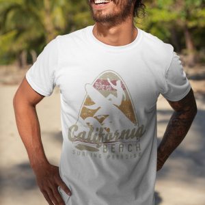 Retro California Beach - Surfing Paradise Tee