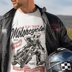 Flat Track - Motorcycle High Performance Garage Retro Top