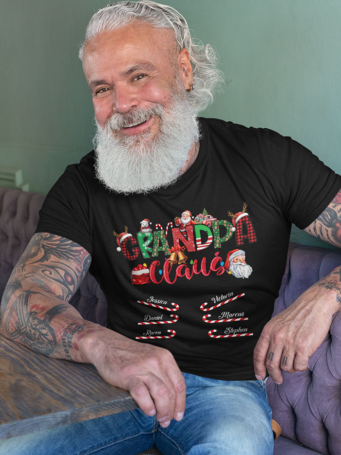 Grandpa / Dad Claus Personalized Shirts - Image 8