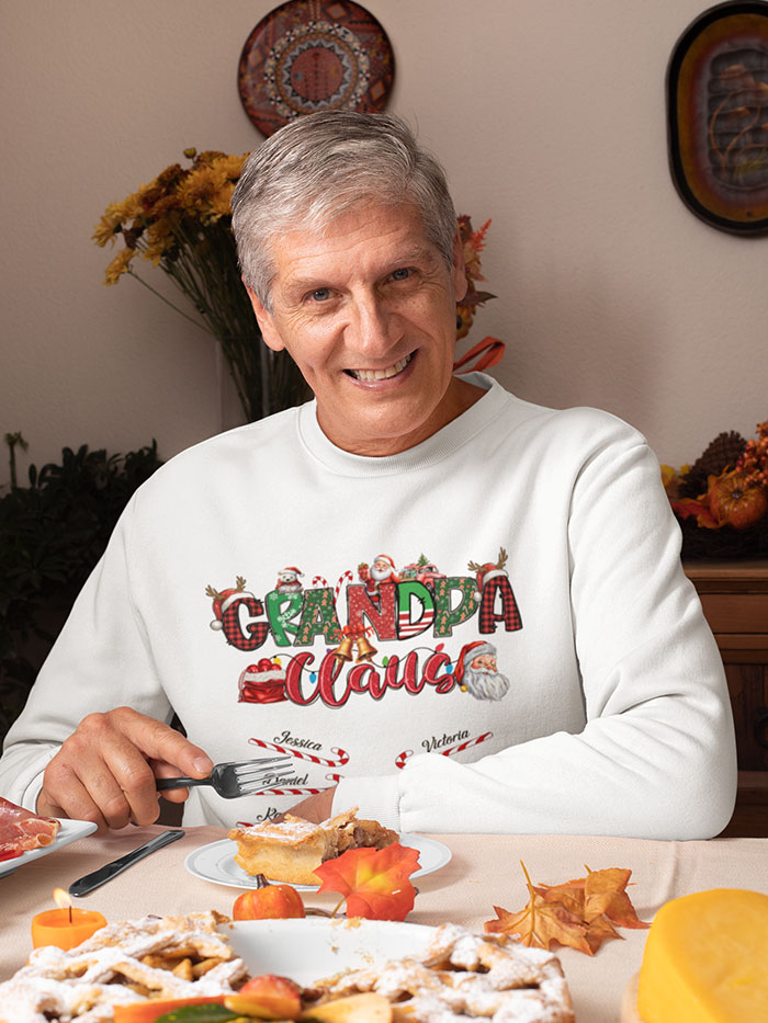 Grandpa / Dad Claus Personalized Shirts