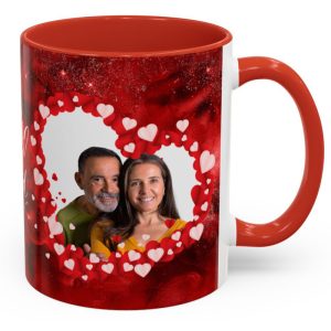 Just You and Me Personalized Valentine Mug