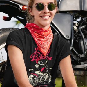 Lady Bikers - Retro Motorcycle Top