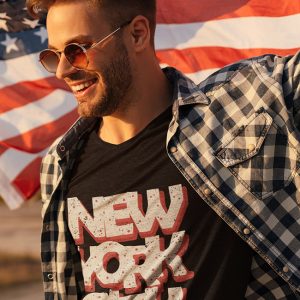 New York City Brooklyn- Retro Tee