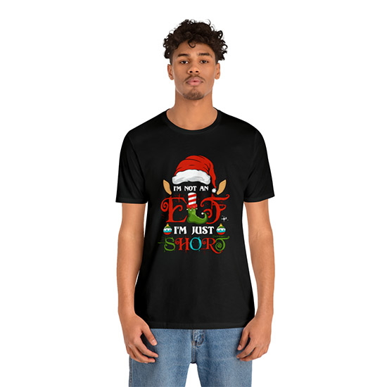 I'm not an elf I'm just short ! Premium Mens Christmas T-shirt
