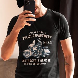 NYPD Traffic Enforcement Retro Bike Tee